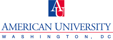 A logo of american university washington.