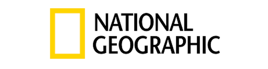A black and white logo of the national geographic society.