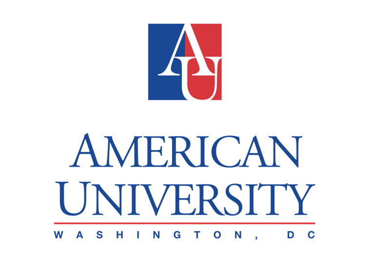 A logo of american university washington, dc.